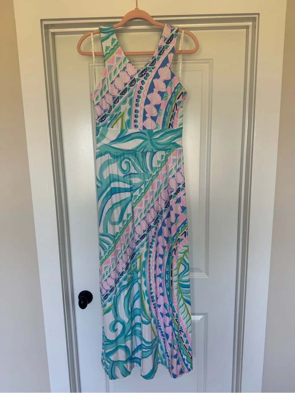 Lilly Pulitzer Marco Maxi Dress in Coco Island Print size medium - Picture 2 of 6